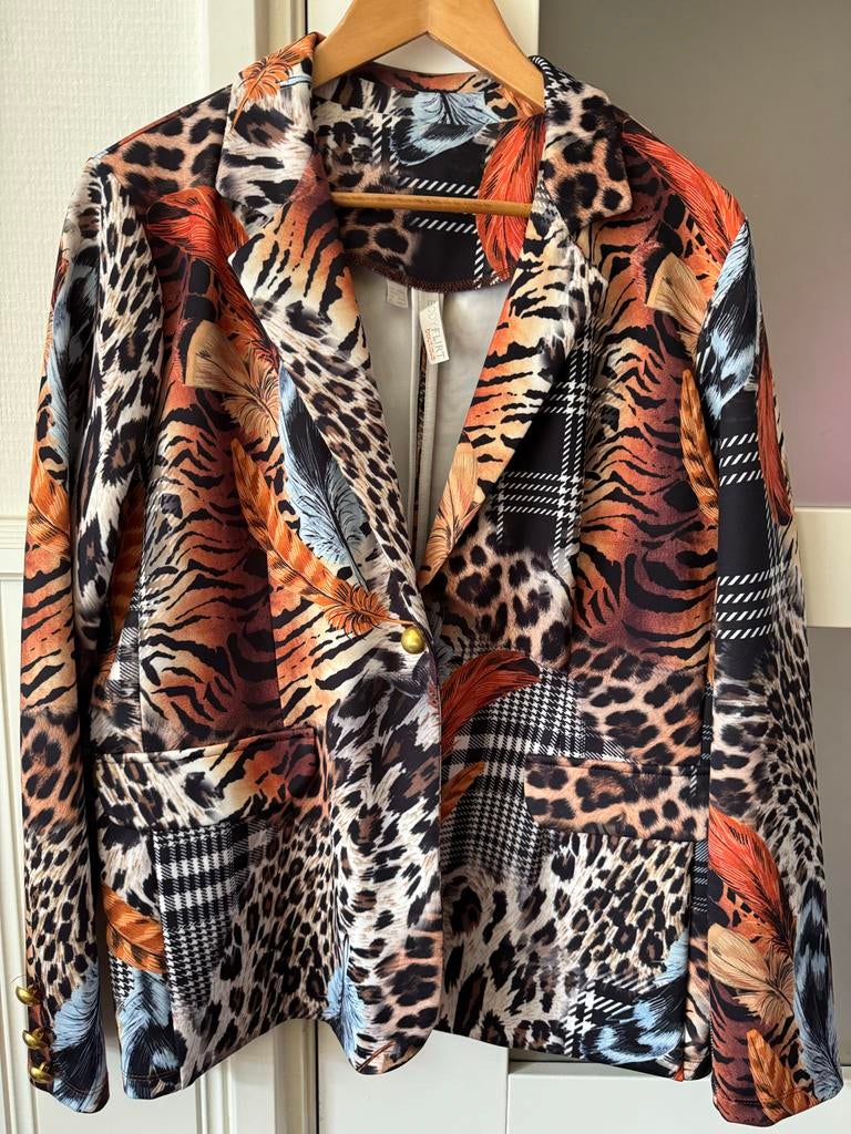 Colbert met verschillende printen, Ophalen, Overige kleuren, Maat 42/44 (L), Zo goed als nieuw