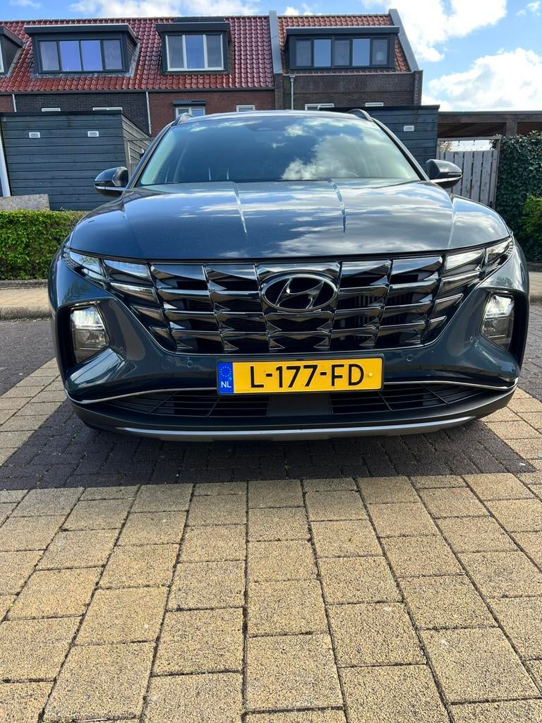Hyundai Tucson 1.6 T-gdi 48V 150pk Aut. 2021 Blauw, Stof, 4 cilinders, 150 pk, Blauw