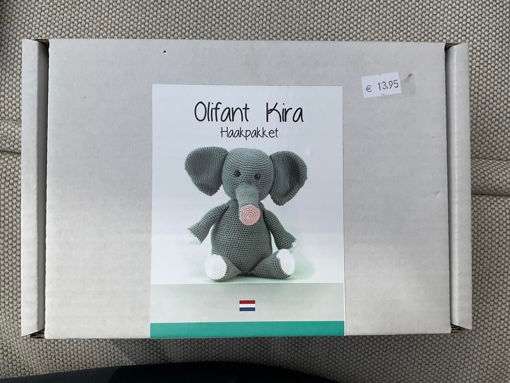 Haakpakket nieuw, Olifant Kira, Ophalen of Verzenden, Nieuw, Haken, Overige typen