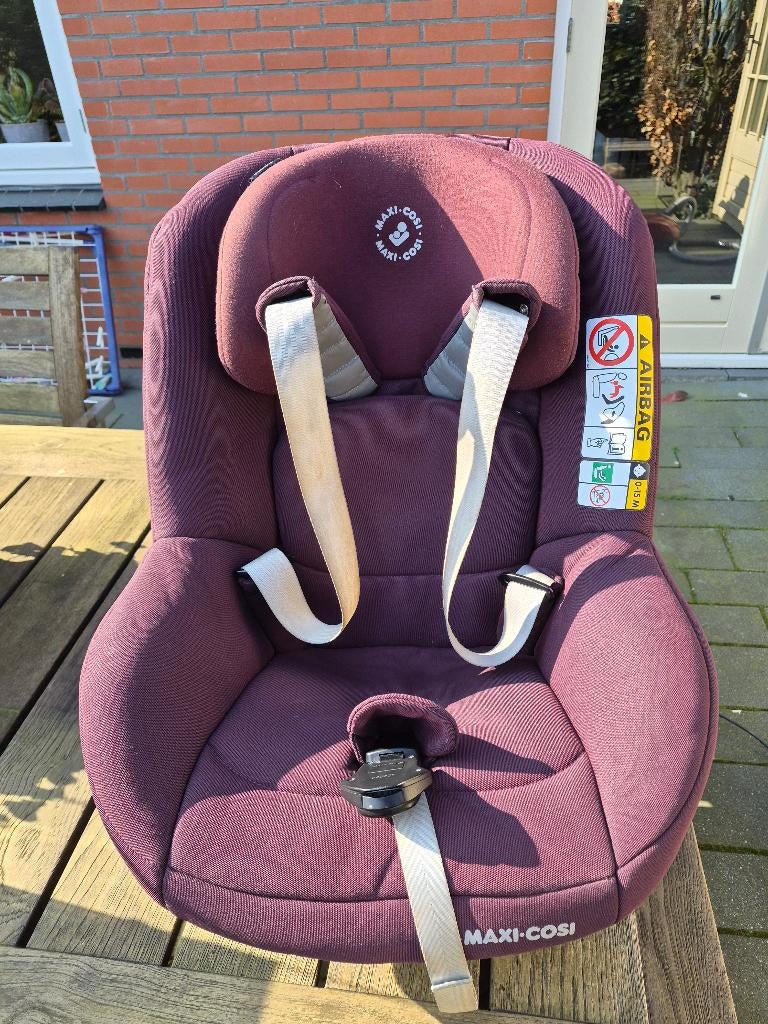 maxi cosi family fix base plus zitje Pearl Pro2, Gebruikt, Ophalen of Verzenden, Isofix, 0 t/m 13 kg