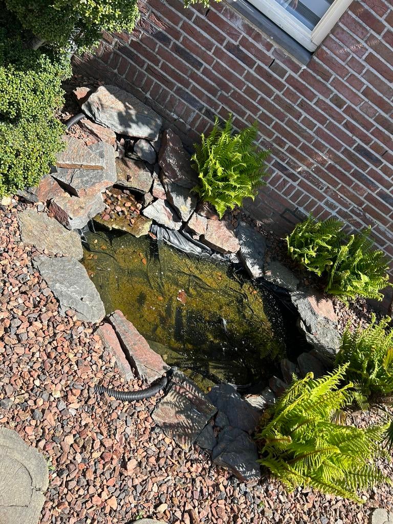 Vijver stenen sier keien/ waterval pomp met filter, Tuin en Terras, Vijvers, Ophalen, Zo goed als nieuw