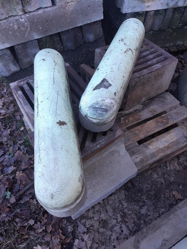 Varkensrug schampblok schampband stootband, Ophalen