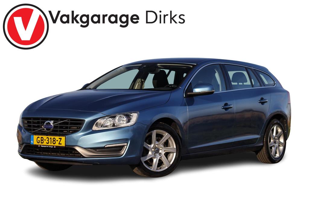 Volvo V60 1.6 T3 Aut6 ✅ Navi ✅ Clima ✅ Trekhaak, Gebruikt, Zwart, 4 cilinders, 150 pk