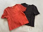 2x Nieuwe shirred tops (XL valt als L), Maat 42/44 (L), Nieuw, Oranje, Ophalen of Verzenden