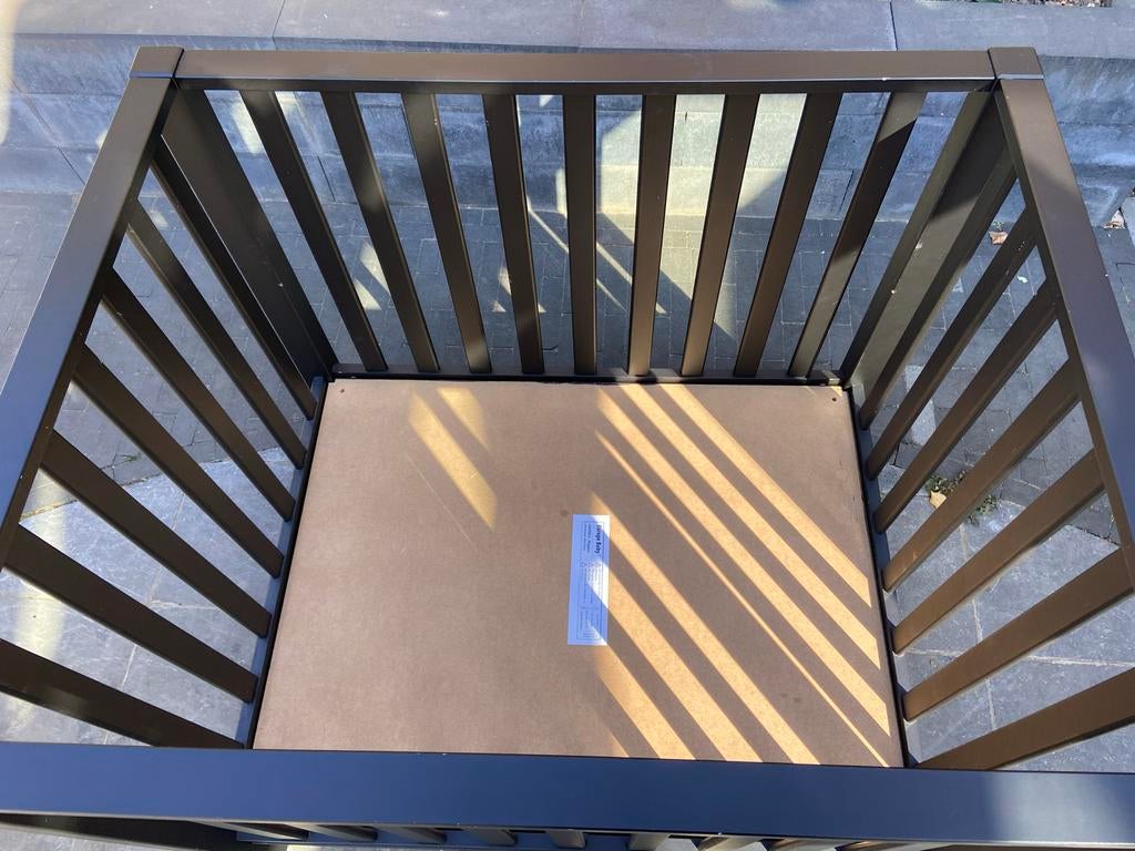 Bopita box met wieltjes, lade en hoge stand - 100x80x90cm, Kinderen en Baby's, Boxen, Ophalen of Verzenden, Zo goed als nieuw