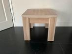 Houten bijzettafel - Lichtbruin, Ophalen, Minder dan 45 cm, Minder dan 55 cm, Vierkant
