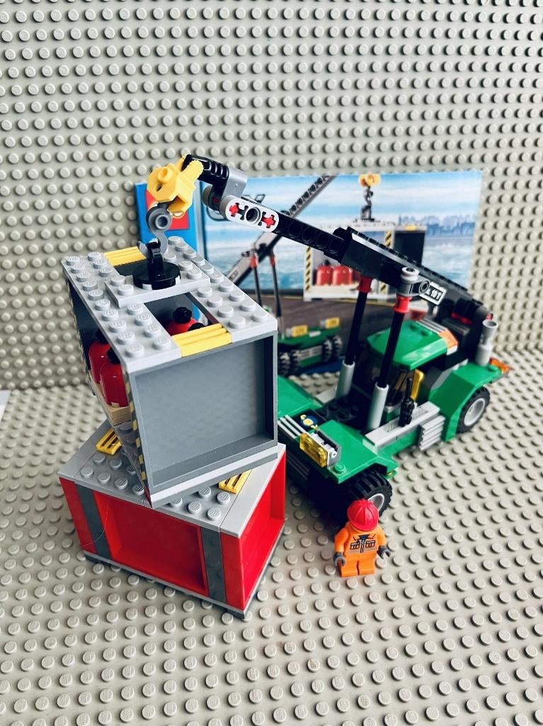 LEGO City 7992 Container Stacker, Kinderen en Baby's, Speelgoed | Duplo en Lego, Gebruikt, Lego, Complete set, Compleet, Inclusief instructies