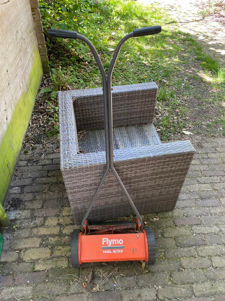 Flymo Grasmaaier, Ophalen, Gebruikt, Handgrasmaaier, 30 t/m 39 cm