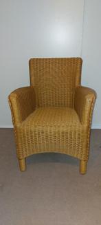 Leuk loom stoeltje voor kinderen, Huis en Inrichting, Stoelen, Ophalen, Gebruikt, Bruin, Vintage