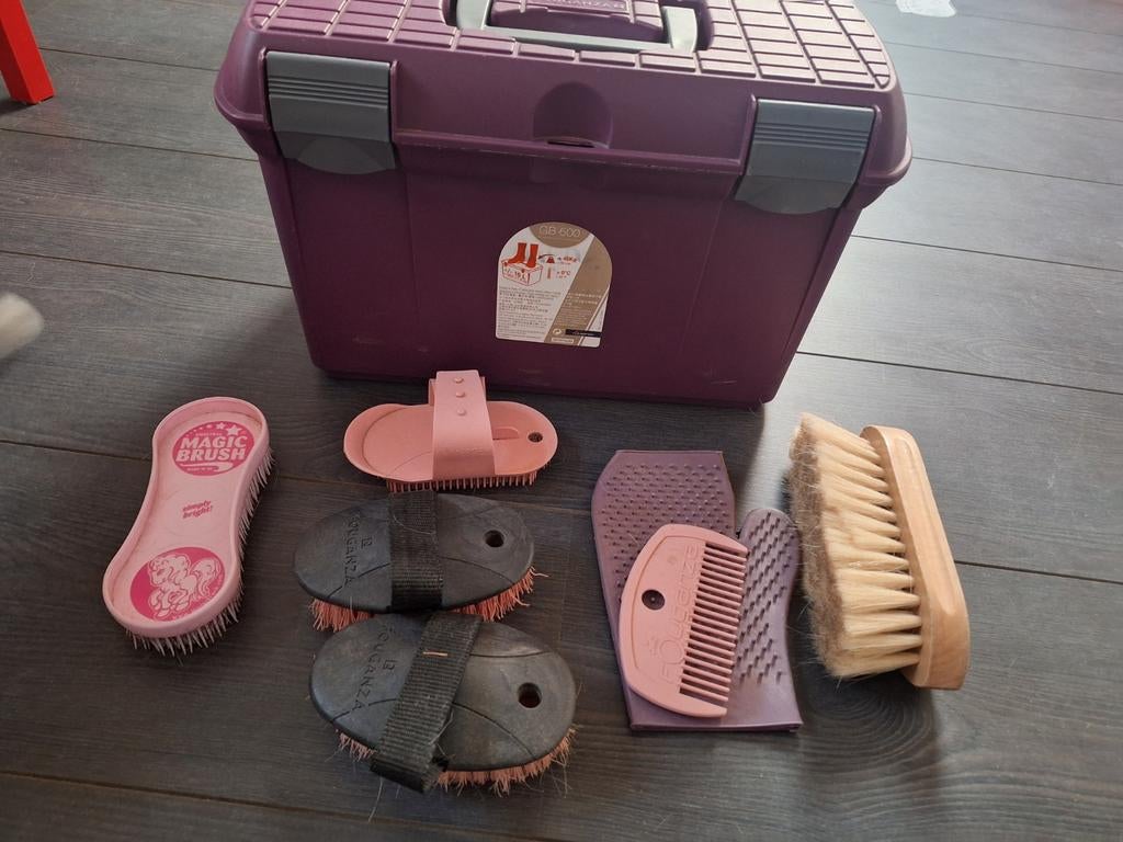 Poetskoffer incl borstels, Dieren en Toebehoren, Ophalen of Verzenden