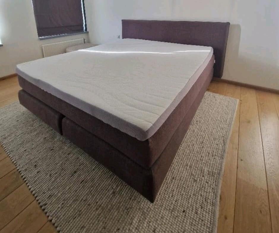 Auping 180 x 200 2 persoons bed evt met topper zgan, Ophalen, Tweepersoons, Zo goed als nieuw, 180 cm