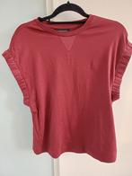 Scotch & Soda top rood met ruffle mouwen – maat XS, Scotch & Soda, Ophalen of Verzenden, Zo goed als nieuw, Korte mouw