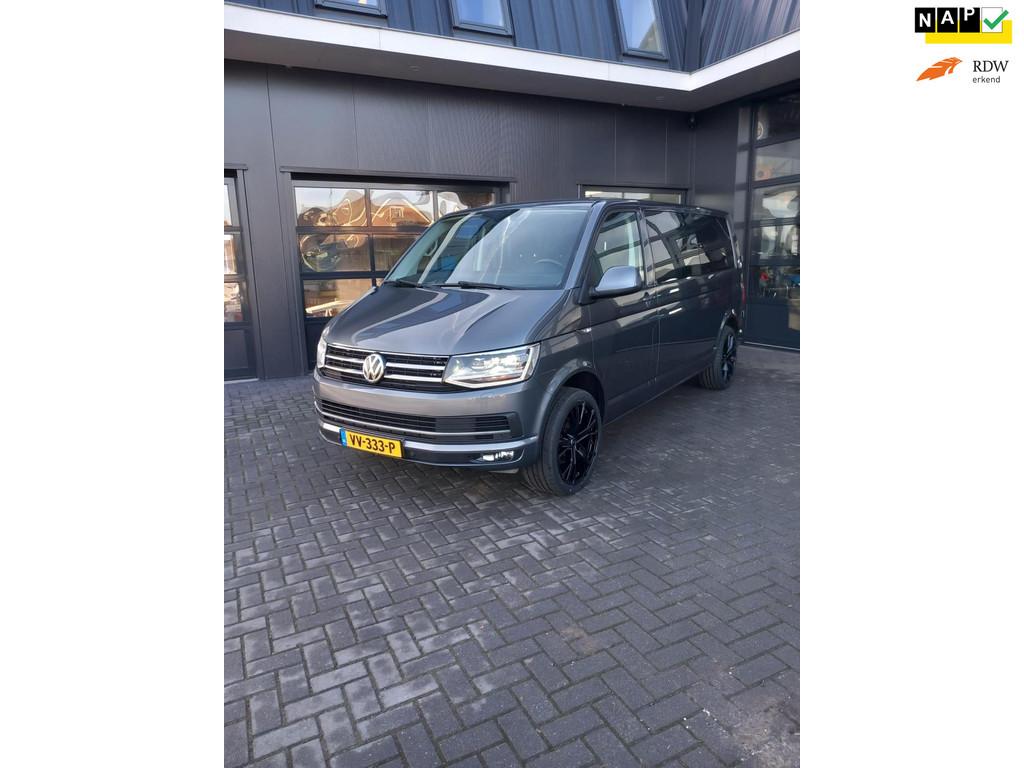 Volkswagen Transporter 2.0 TDI L2H1 DC Highline DSG, Euro 5, Stof, Gebruikt, Zwart
