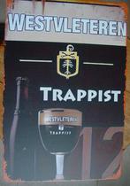 WESTVLETEREN REKLAME -METAAL-, Verzamelen, Ophalen of Verzenden, Gebruikt, Reclamebord, Plaat of Schild, Overige merken