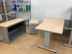 Bureau, ladeblok en archiefkast set van 3, Ophalen, Minder dan 50 cm, Zo goed als nieuw, 3 of 4 laden