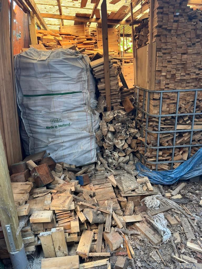 Brandhout/aanmaakhout, Minder dan 3 m³, Ophalen