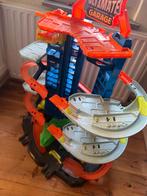 €37.50 || racebaan Hot Wheels, dino || garage, Ophalen, Zo goed als nieuw, Handmatig, Hot Wheels