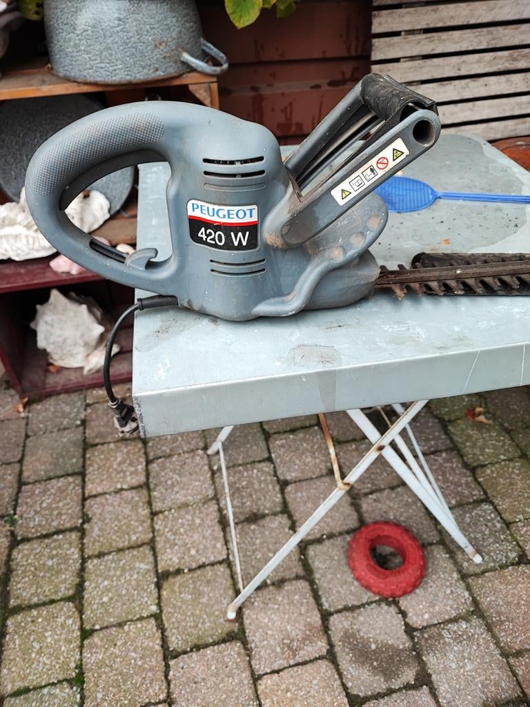 Heggenschaar elektrisch, Ophalen of Verzenden, Gebruikt, Elektrisch