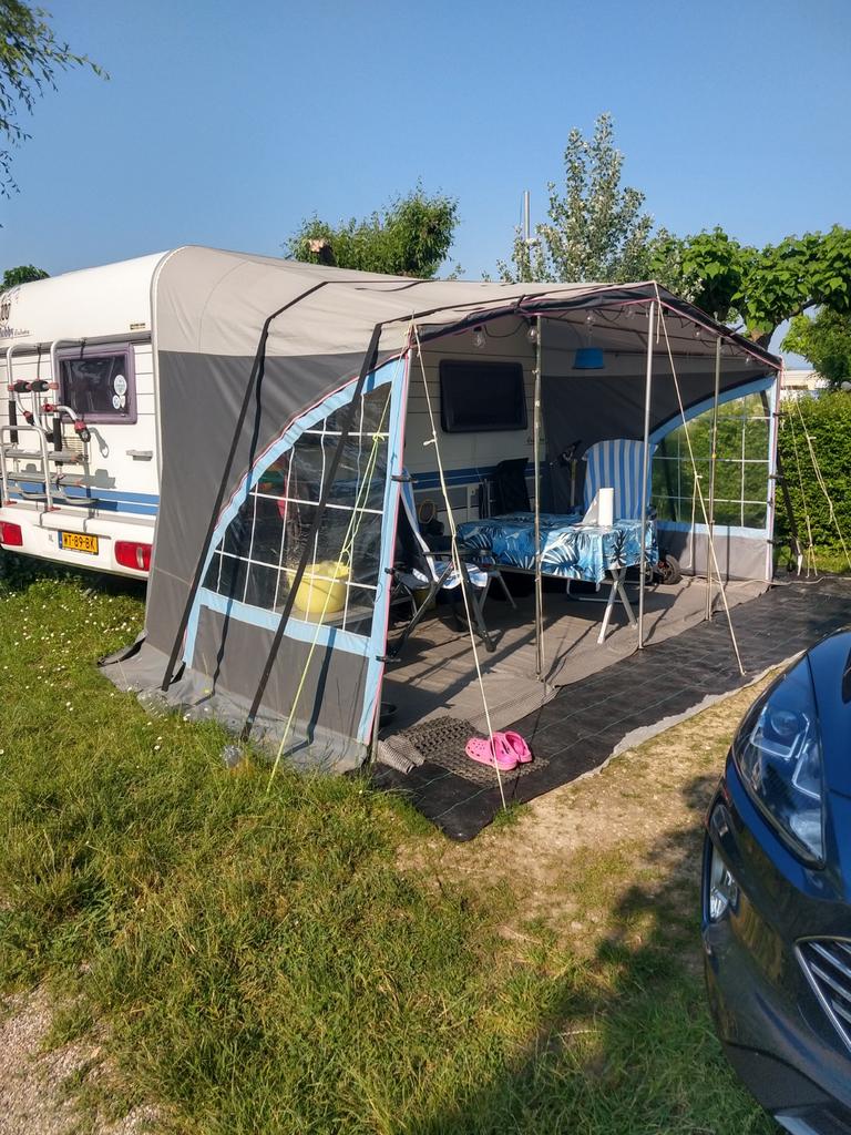 Luifel voor caravan omloop 8. Aluminum frame., Caravans en Kamperen, Ophalen of Verzenden, Gebruikt