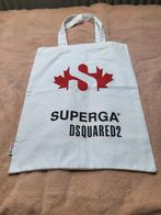 Superga Dsquared2 Tote Bag - Wit met Rood Logo, Ophalen of Verzenden, Nieuw, Wit, Overige merken