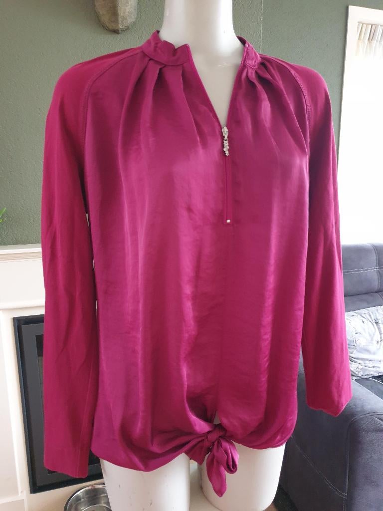 Inizia schitterende cyclaam roze trui top shirt 38 M, Maat 38/40 (M), Verzenden, Inizia, Zo goed als nieuw