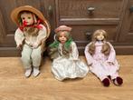 Drie oude poppen, Ophalen, Gebruikt, Pop