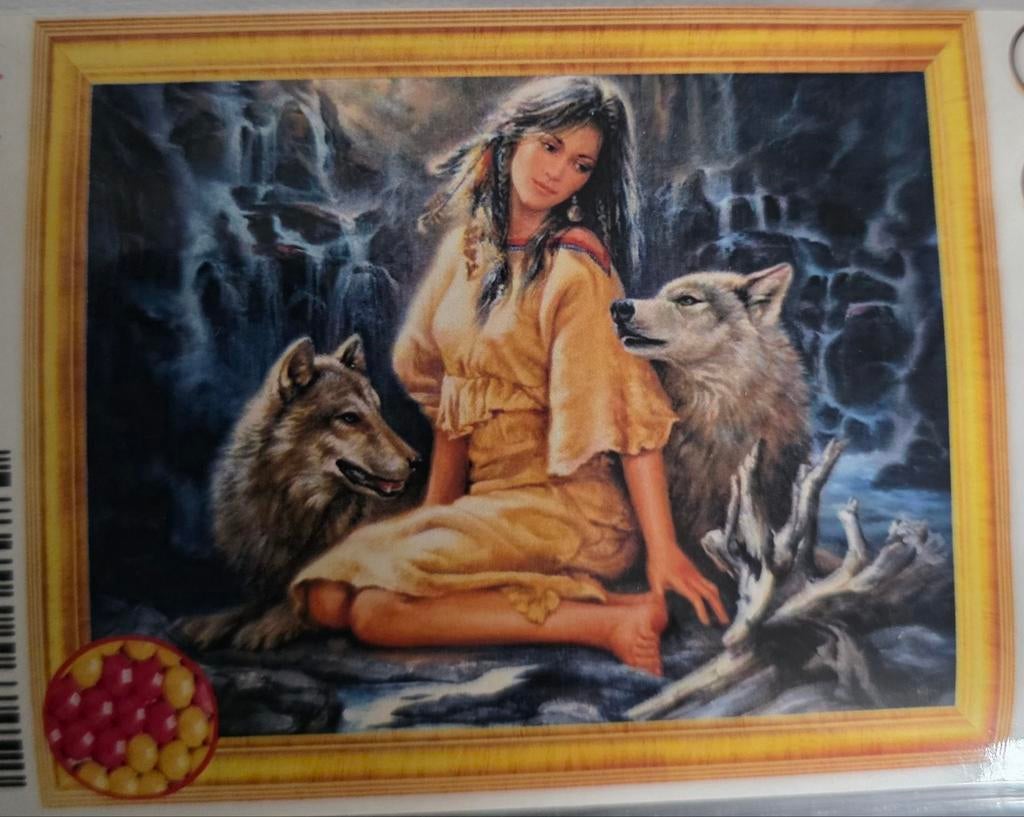 Diamond Painting 50x40 - Ronde Steentjes, Diamond painting world 2021@gmail.com, Nieuw, Ophalen of Verzenden, N.v.t