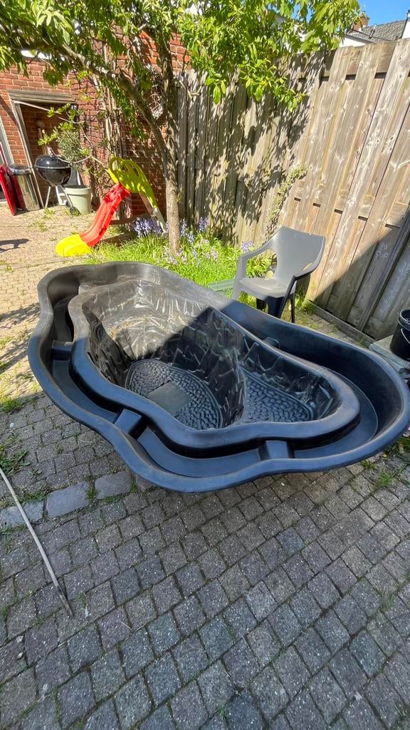 Vijverbak, Ophalen, Gebruikt