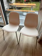 Set 4x witte eetkamer stoeken Leifarne Ikea, Ophalen, Zo goed als nieuw, Wit, Kunststof
