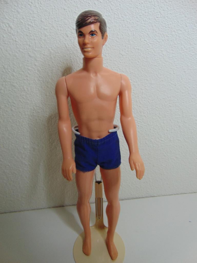 ken doll funtime 1088-0500 2  Mattel Inc. 1968 Hong Kong., Ophalen of Verzenden, Gebruikt, Barbie