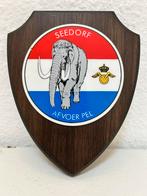 Wapenschild Afvoer Peloton Seedorf, Verzamelen, Ophalen, Landmacht, Duitsland, Embleem of Badge