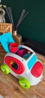 Clementoni autootje met rubberen blokken, Ophalen of Verzenden, Gebruikt