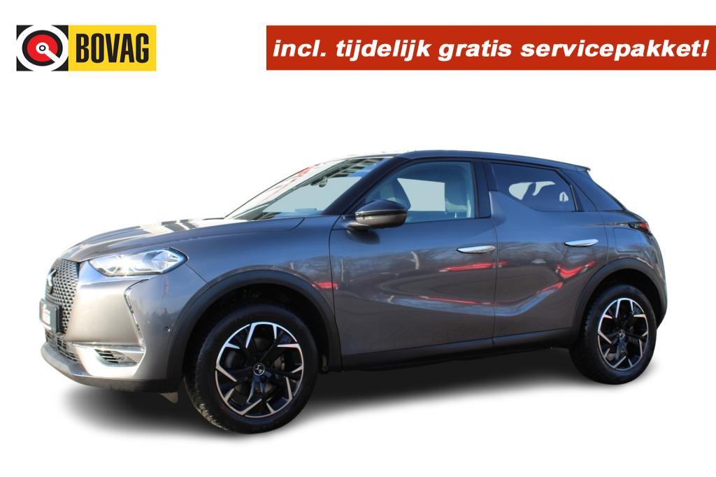Ds DS 3 CROSSBACK 1.2 PT Performance Line Navi Leder Climate, Auto's, DS, Gebruikt, 1199 cc, Met garantie (alle), Leder