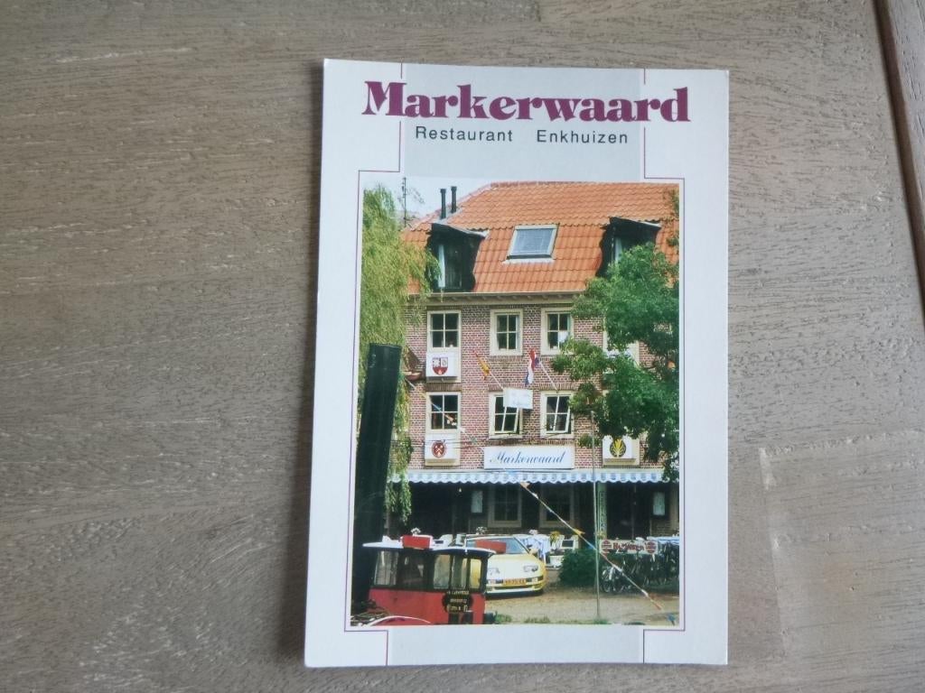 Enkhuizen, restaurant Markerwaard/restaurant/auto, Verzenden, 1980 tot heden, Ongelopen, Noord-Holland