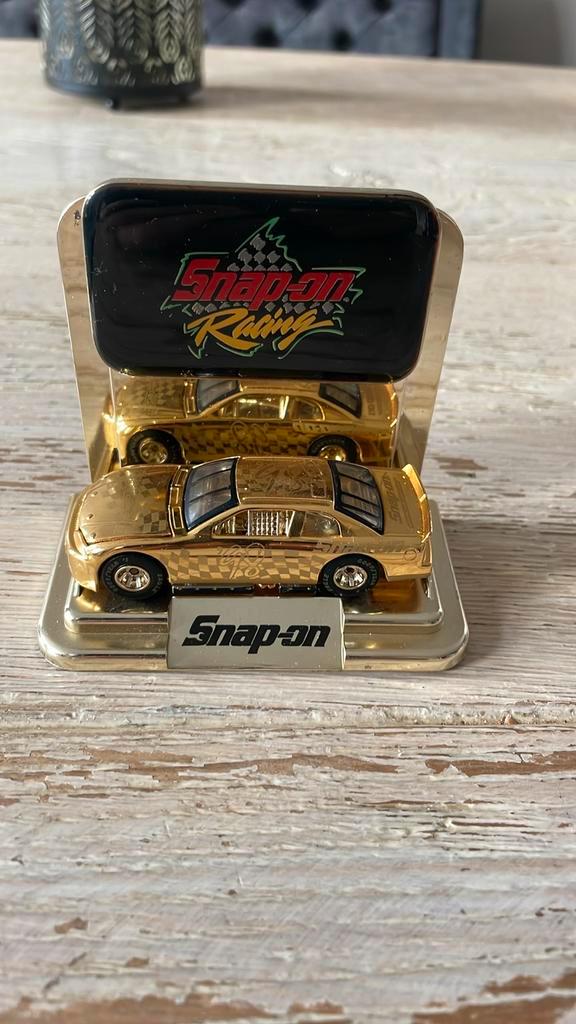 Snap-on Racing gouden modelauto's - Limited Edition, Hobby en Vrije tijd, Modelbouw | Auto's en Voertuigen, Zo goed als nieuw