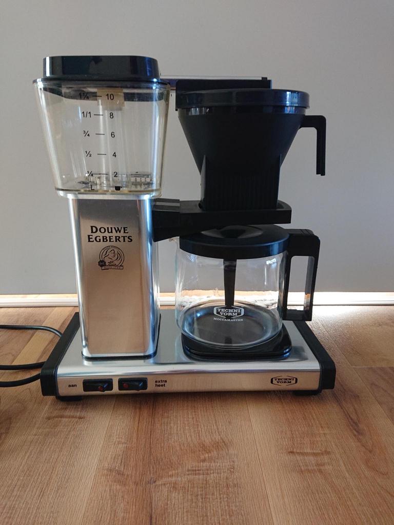 Douwe Egberts Technivorm MoccaMaster (KBG 741.62B), Stoompijpje, Gebruikt, Koffiemachine, Gemalen koffie