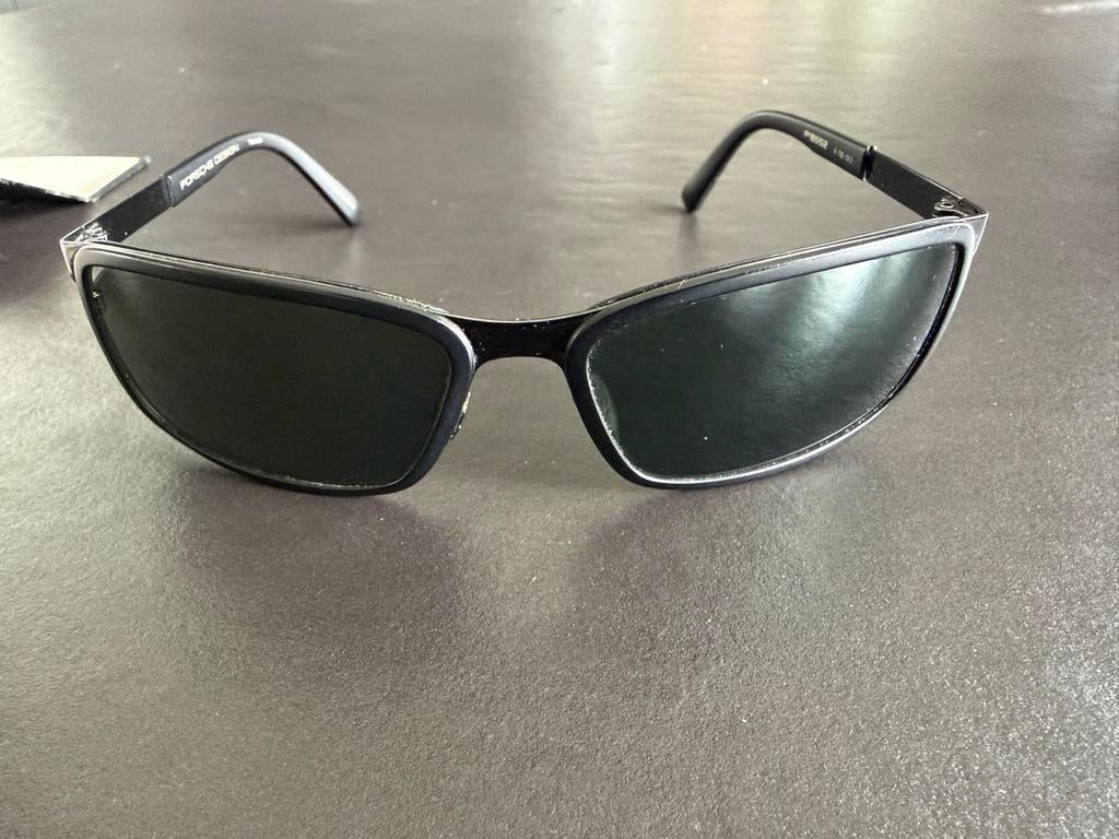 Porsche Design P8552 titanium zonnebril, Overige merken, Gebruikt, Zonnebril, Zwart