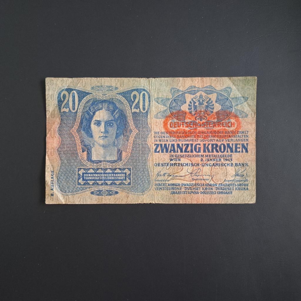 20 kronen Oostenrijk-Hongarije #062, Postzegels en Munten, Bankbiljetten | Europa | Niet-Eurobiljetten, Verzenden, Overige landen