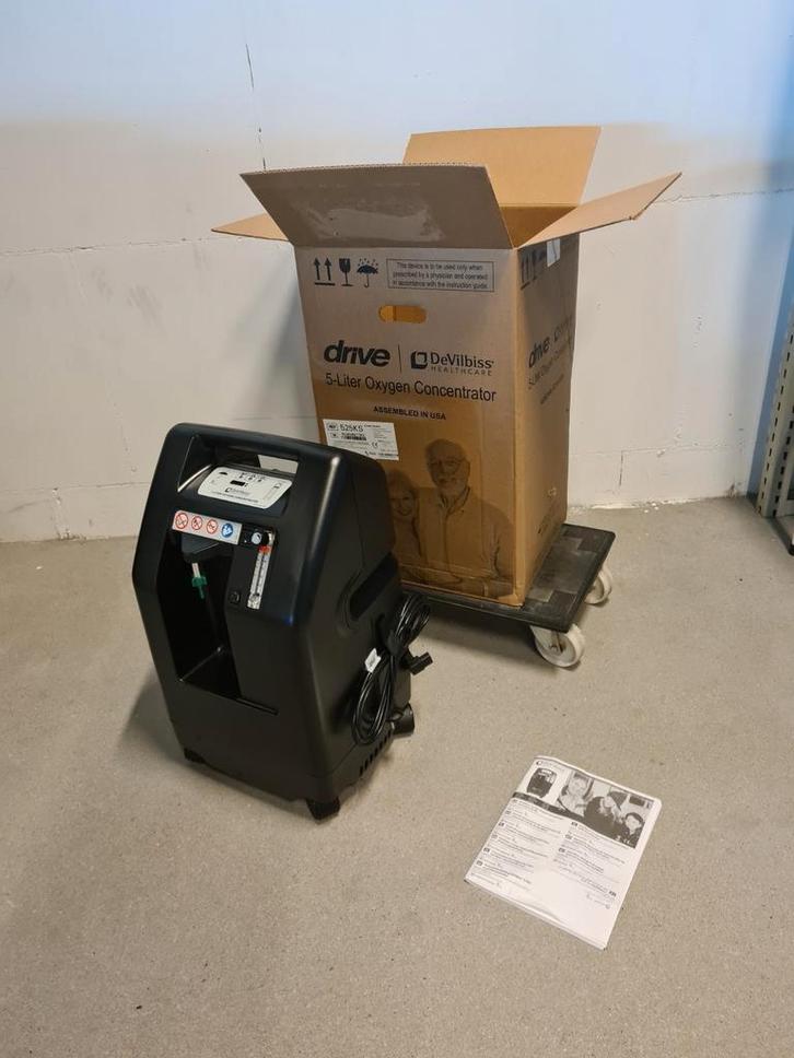 Zuurstof concentrator 5 ltr. / min. NIEUW, Diversen, Verpleegmiddelen, Nieuw, Ophalen