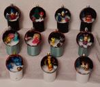 11x kerstballen met o.a prinsessen. Minnie.mickey.donald., Ophalen of Verzenden, Mickey Mouse, Zo goed als nieuw, Beeldje of Figuurtje