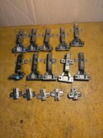 Te koop: 10 stuks (Ikea) scharnieren 8 cm hart afstand, Ophalen of Verzenden, Zo goed als nieuw