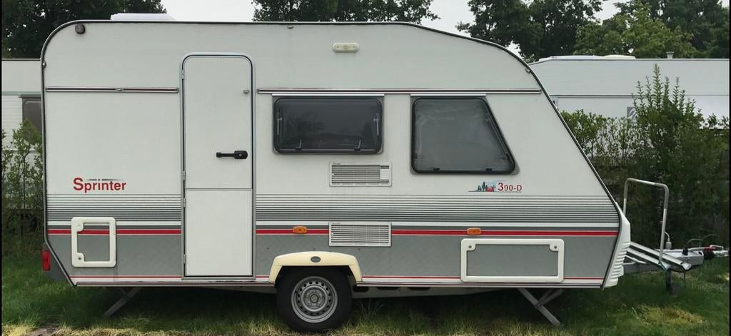 Beyerland Sprinter 403b caravan juli 1999, Caravans en Kamperen, Caravans, Particulier, tot en met 4, 750 - 1000 kg, Standaardzit