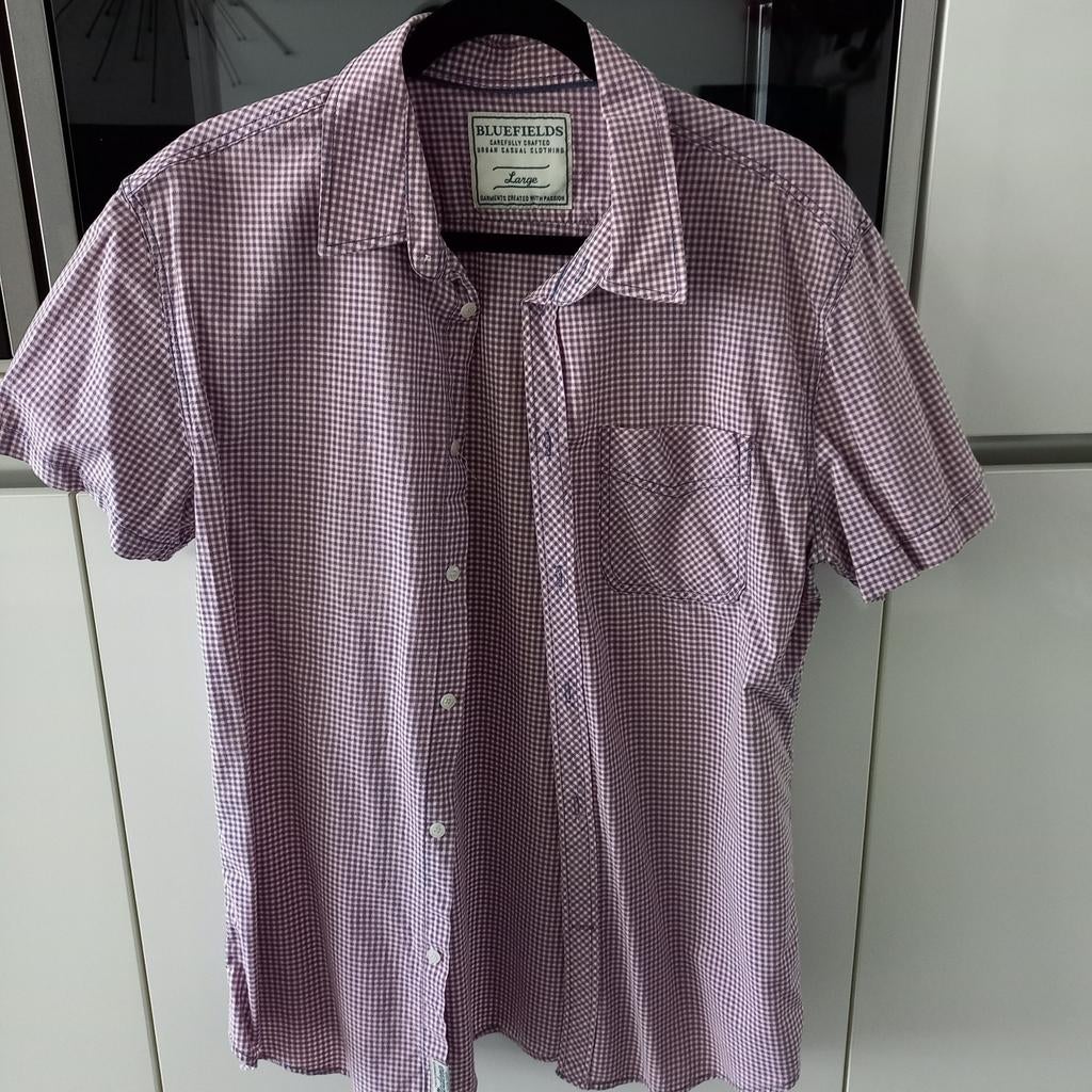 Leuke heren blouse maat L koopje nu, Kleding | Heren, Polo's, Ophalen of Verzenden, Zo goed als nieuw, Maat 52/54 (L)