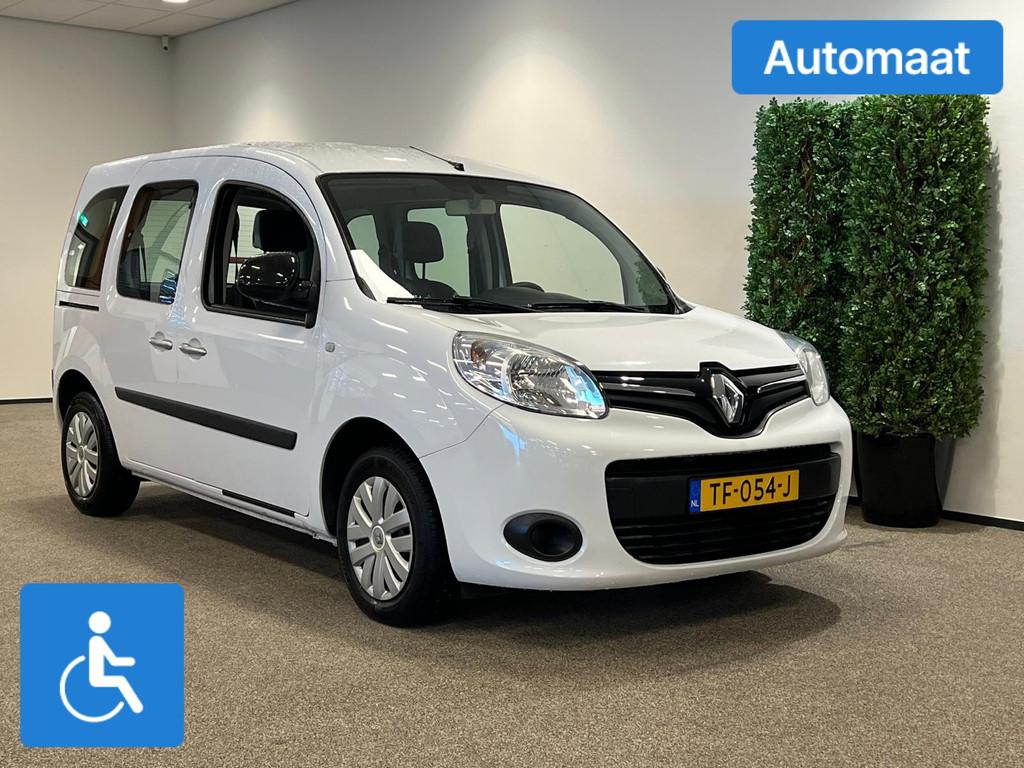 Renault Kangoo Rolstoelauto Automaat, Auto's, Renault, Automaat, Stof, Gebruikt, Wit