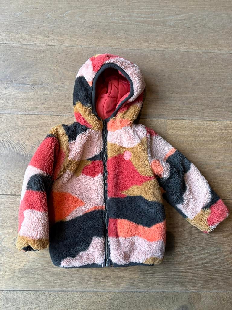 Tumble 'n Dry omkeerbare winterjas meisjes maat 92, Ophalen of Verzenden, Zo goed als nieuw, Meisje, Jas