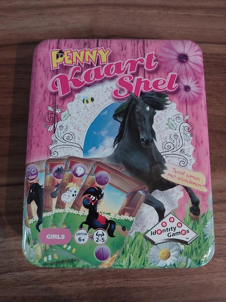 Penny Kaartspel - Leuk paardenspel voor meisjes, Vijf spelers of meer, Ophalen of Verzenden, Gebruikt, Identity Games