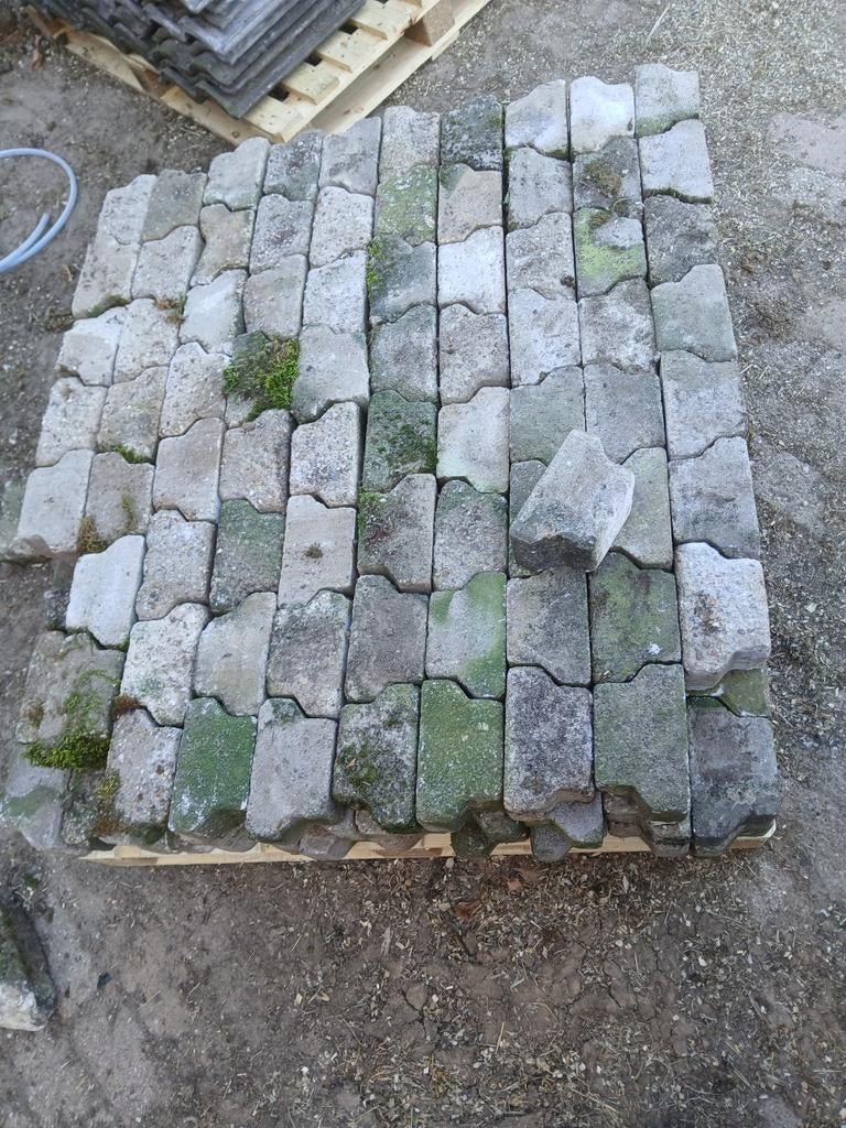 halve h klinkers, Tuin en Terras, Ophalen, Beton, Klinkers