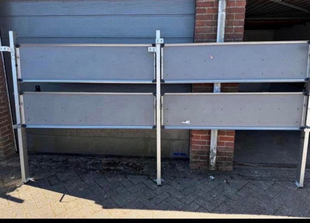 Sortimo legborden / stellingen voor bestelbus –PostNL etc, Ophalen