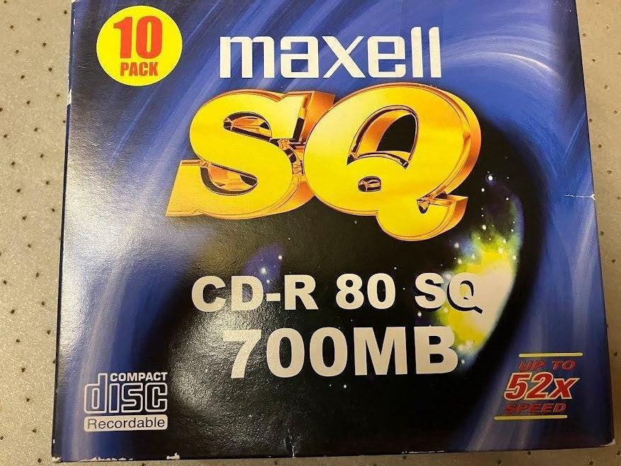 Maxell CD-R 80 SQ 700 MB 19 stuks, Ophalen of Verzenden, Nieuw, Cd, Maxell