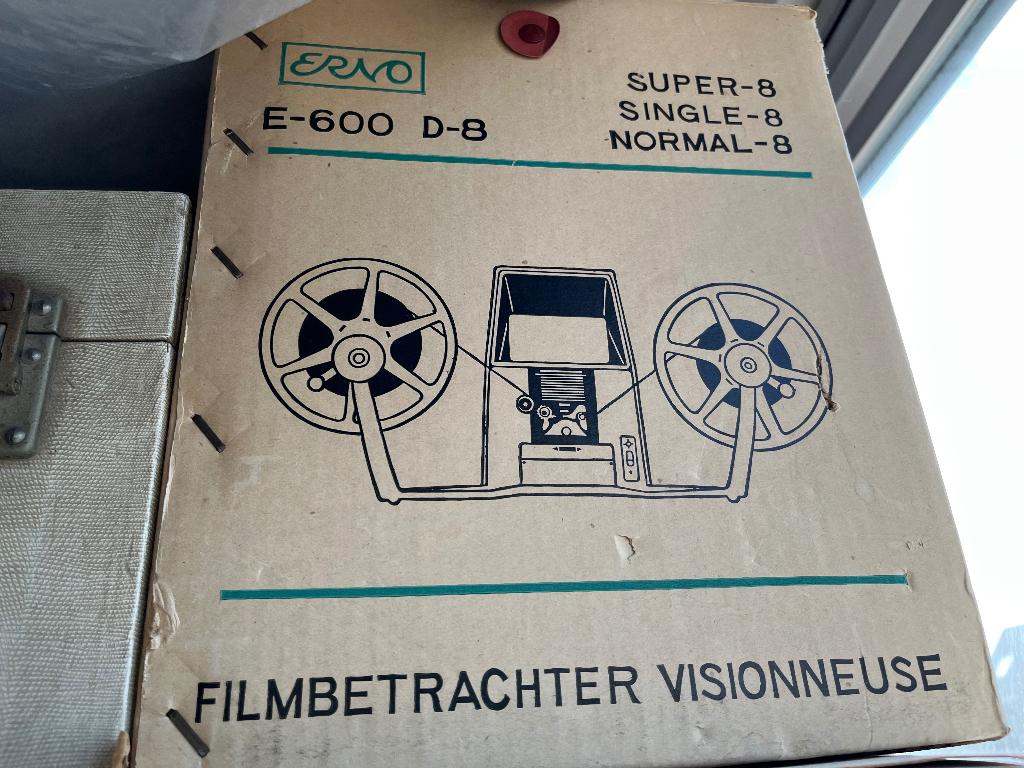Projectie scherm film plak set, Ophalen, Gebruikt